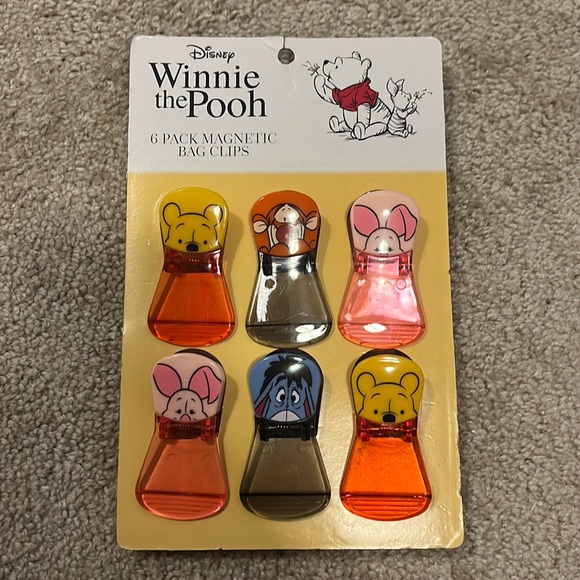 Disney Accessories - Winnie the Pooh Magnetic Bag Clips